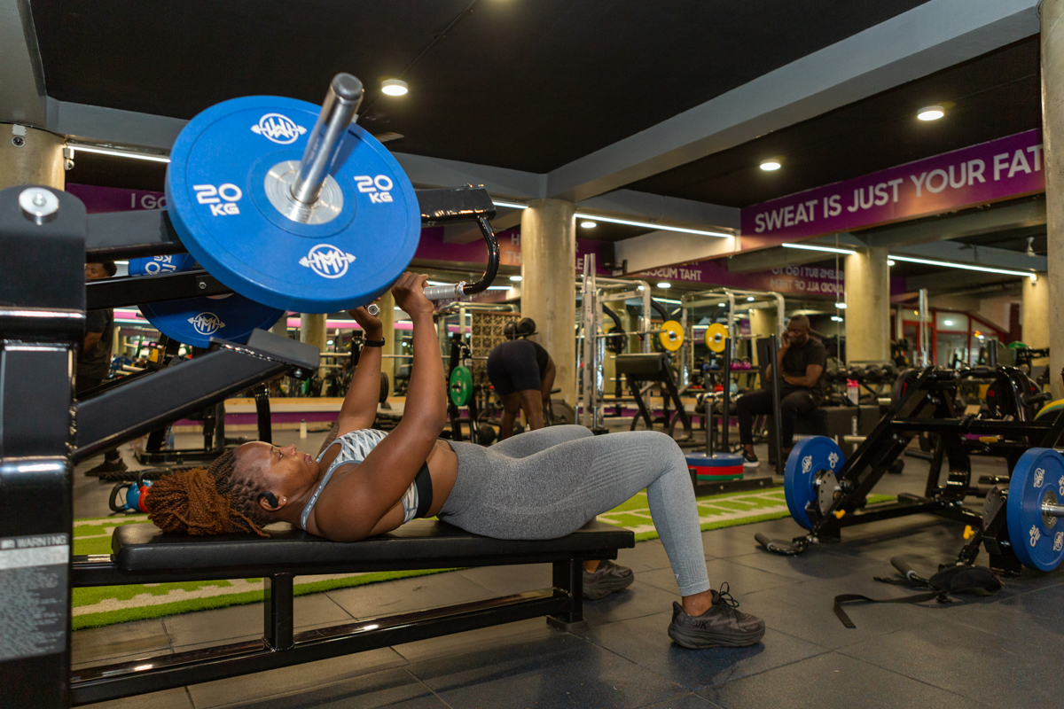 Fitness training at Workout Warehouse